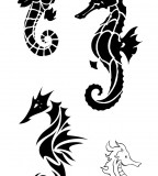 Tattoos Meaning Strength - Seahorse Tattoo Design
