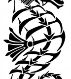 Tribal Tattoo Seahorse Ideas
