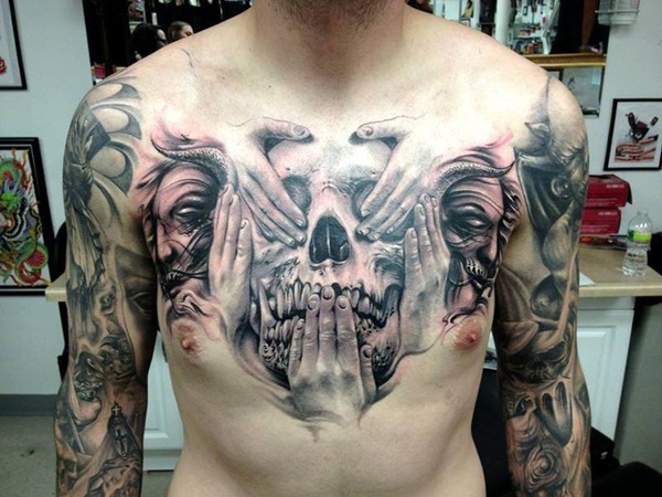 see hear and speak no evil tattoos for men
