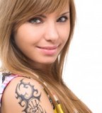 Tribal Shoulder Tattoo Designs For Girls