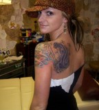 Elegant Arm Women Shoulder Tattoo Designs