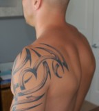 Shoulder Tattoo On Body for Man