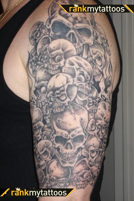 Skull Sleeve Tattoo