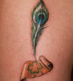 Peacock Feather Tattoo Design Ideas