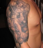 St Michael The Archangel - Upper Arm Tattoo