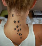 Cool  Shooting Star Tattoo for Girls