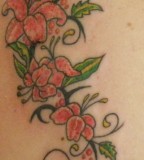 Flower Lilly Tattoo Design Ideas