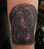 Dog Tattoo Design for Men