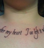 Nice Tattoo Quotes On Chest