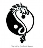 Yin Yang Dragon Family Tattoo Designs
