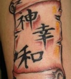Kanji Symbols Tattoos Design