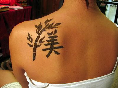 Chinese Symbol Tattoo Ideas for Women