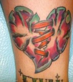 Tattoos Of Broken Hearts Tattoos