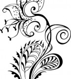 Tiger Lily Tattoo Flowers Sketch Design 