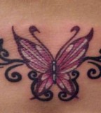 Imaginary Picture Of Butterfly Tramp Stamp Tattoo Ideas