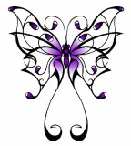 Tribal Butterfly Tattoo Ideas