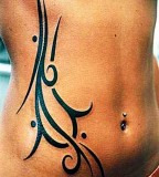 Cool Front Tribal Tattoos For Women NSFW