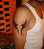 Valkyrie Wings Tattoo On Arm Picture
