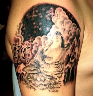 Arm Tattoo Design – Wolf Tattoo Design For Men