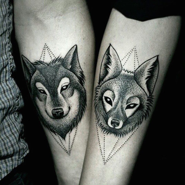 wolfpack couples tattoos