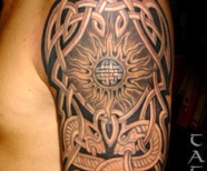 Great design tattoos by Dimon Taturin
