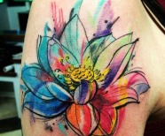 Lotus flowers tattoos