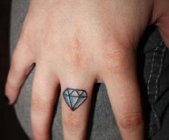 Lovely diamonds tattoos