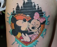 Minnie and Mickey tattoos