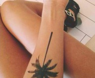 Palm tree tattoos