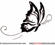 Tribal Butterfly Tattoo Designs