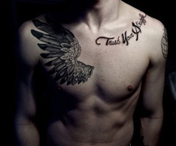 Amazing chest tattoos
