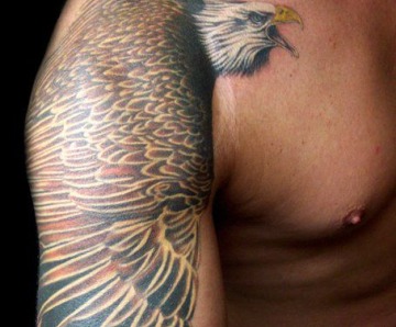 Awesome eagle tattoos design
