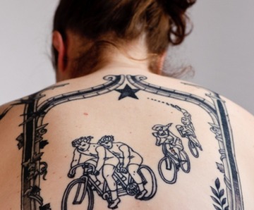 Biker tattoo