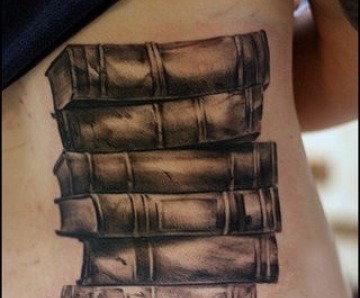 Books tattoo