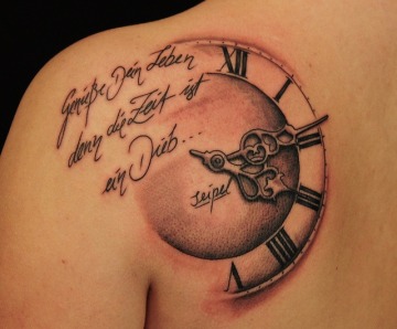 Clock tattoos
