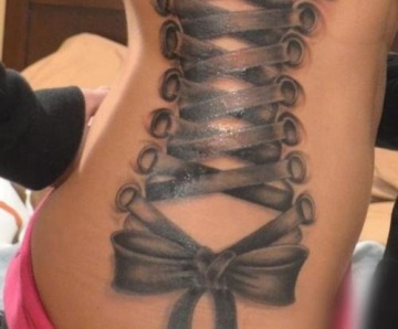 Cute corset tattoos