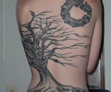 Dead tree tattoos