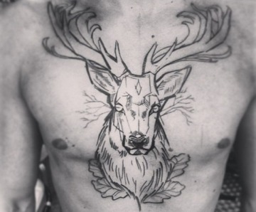 Deer tattoos