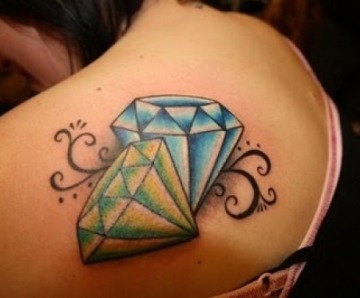 Diamond Tattoos For Girls