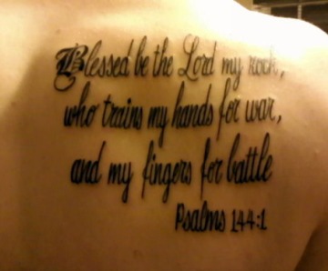 Famous Bible Verses Tattoos