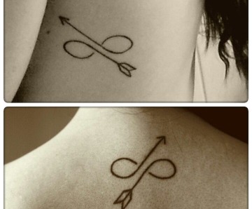 Great arrows tattoo