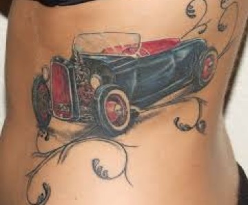 Great cars design tattoos