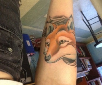 Great design fox tattoos