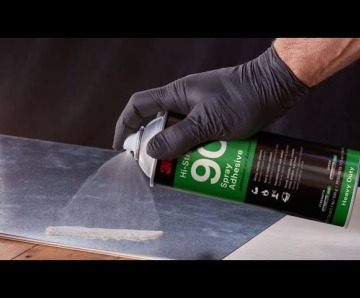 How to Spray Contact Adhesive