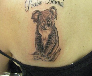 koala bear tattoos