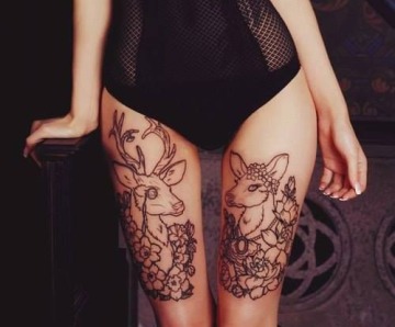 Legs tattoo