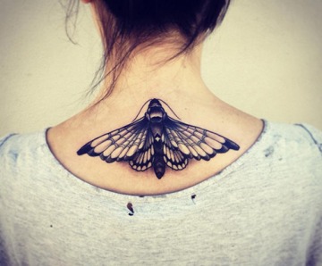 Moth tattoos