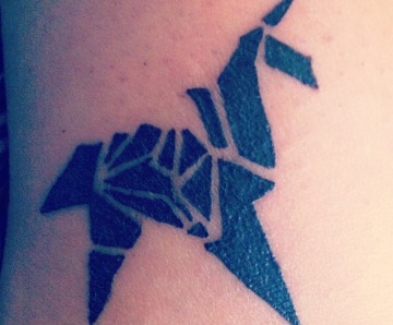 Origami tattoos
