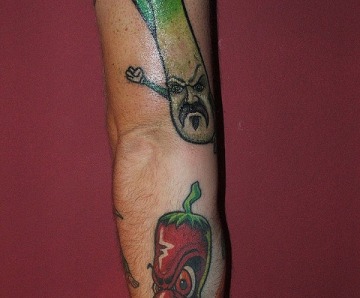 vegetable tattoo