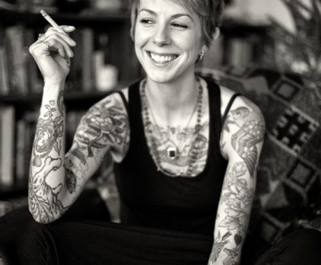 Virginia Elwood tattoos